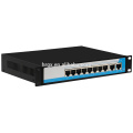 10 / 100M Extender 250 metros 8 puertos POE Switch con 2 puertos Uplink Ethernet conmutador POE